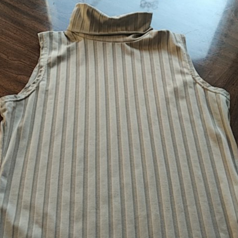 Beechers Brook tan M sleeveless top